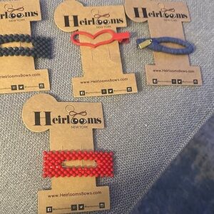 Heirlooms New York Beaded Hair Ties Set